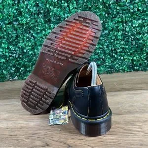 Dr. Martens 1461 Ghillie Black Smooth Leather Boots Mens Size 7 Ladies 8 NWT Dr. Martens | Shoes | Dr Martens 461 Ghillie Black Smooth  main image 2